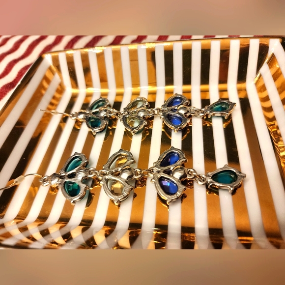 NWT Gemstone Drop Earrings - Picture 5 of 6